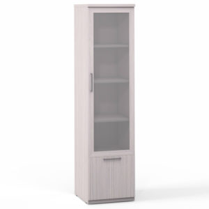 Flash светлый — F9W-01.CG, Шкаф 1 дв. стек., 1дв. щит., полки щит., в.1794