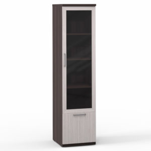 Flash Combi — F9W-01.CG/CP, Шкаф 1 дв. стек., 1дв. щит., полки щит., в.1794