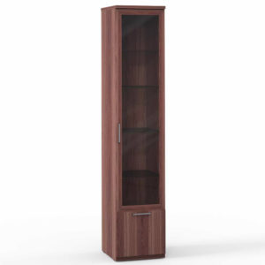 Flash Muscat — F9A-01.CH, Шкаф 1 дв. стек., 1дв. щит., полки стек.